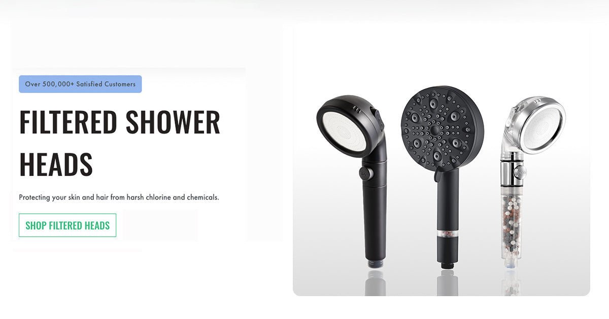 Filtered Shower Heads & Shower Filters | StoneStream