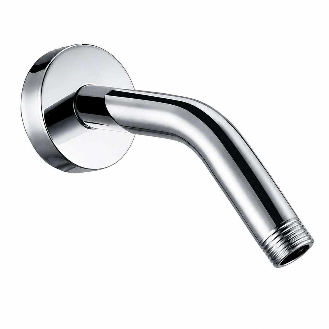 Bras de douche mural pour pommeau - Chrome (raccord 1/2 pouce)