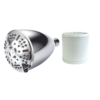 Cap de duș cu perete Ecolux de filtrare în 20 de etape