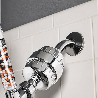 Bras de douche mural pour pommeau - Chrome (raccord 1/2 pouce)